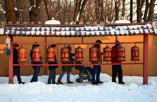 Ритуал очищения "Дугжууба" в преддверии буддийскго Нового года