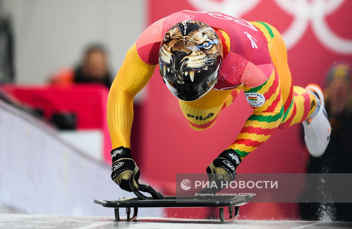 Олимпиада 2018. Скелетон. Мужчины. Первый день