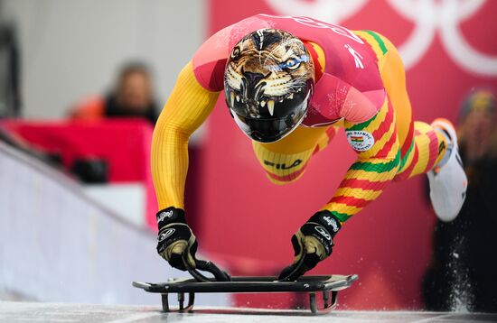 Олимпиада 2018. Скелетон. Мужчины. Первый день