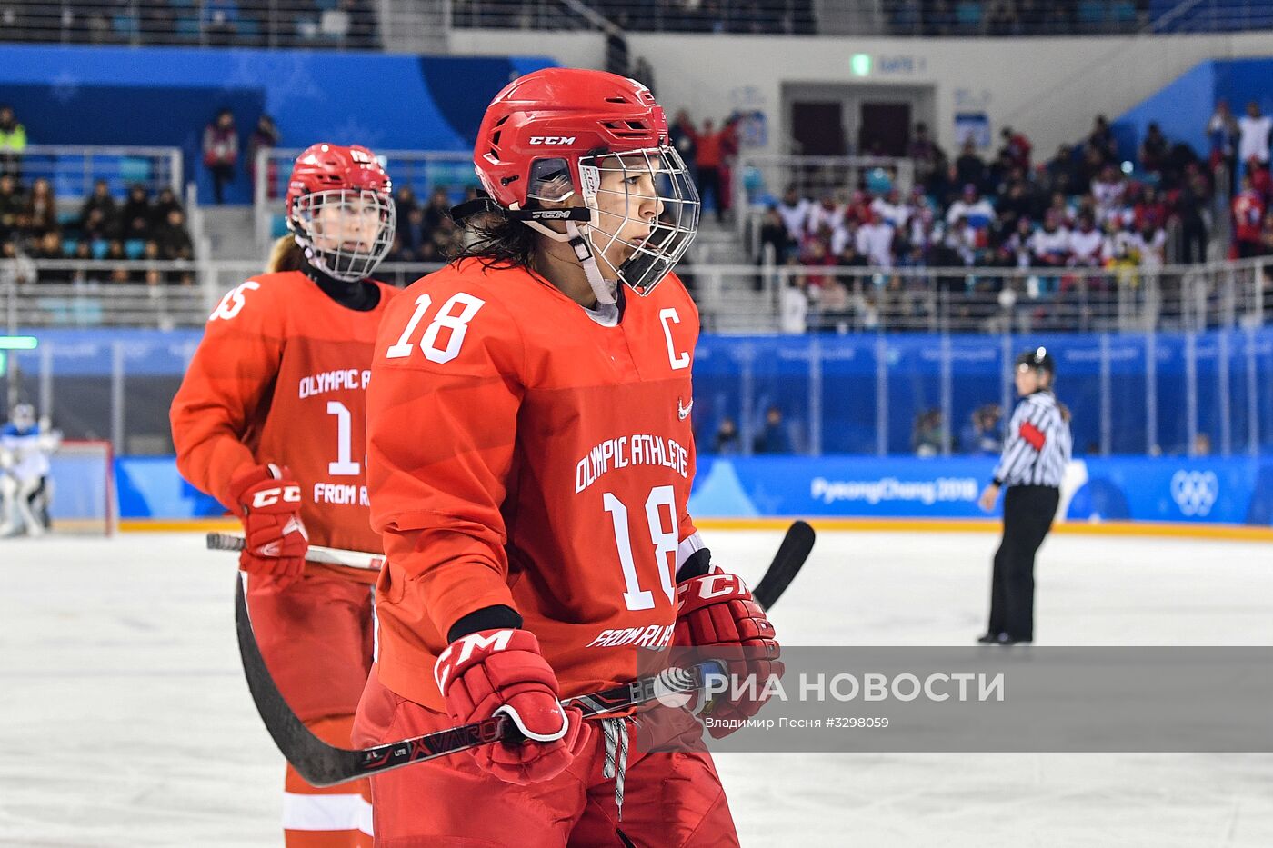 Олимпиада 2018. Хоккей. Женщины. Матч Россия - Финляндия