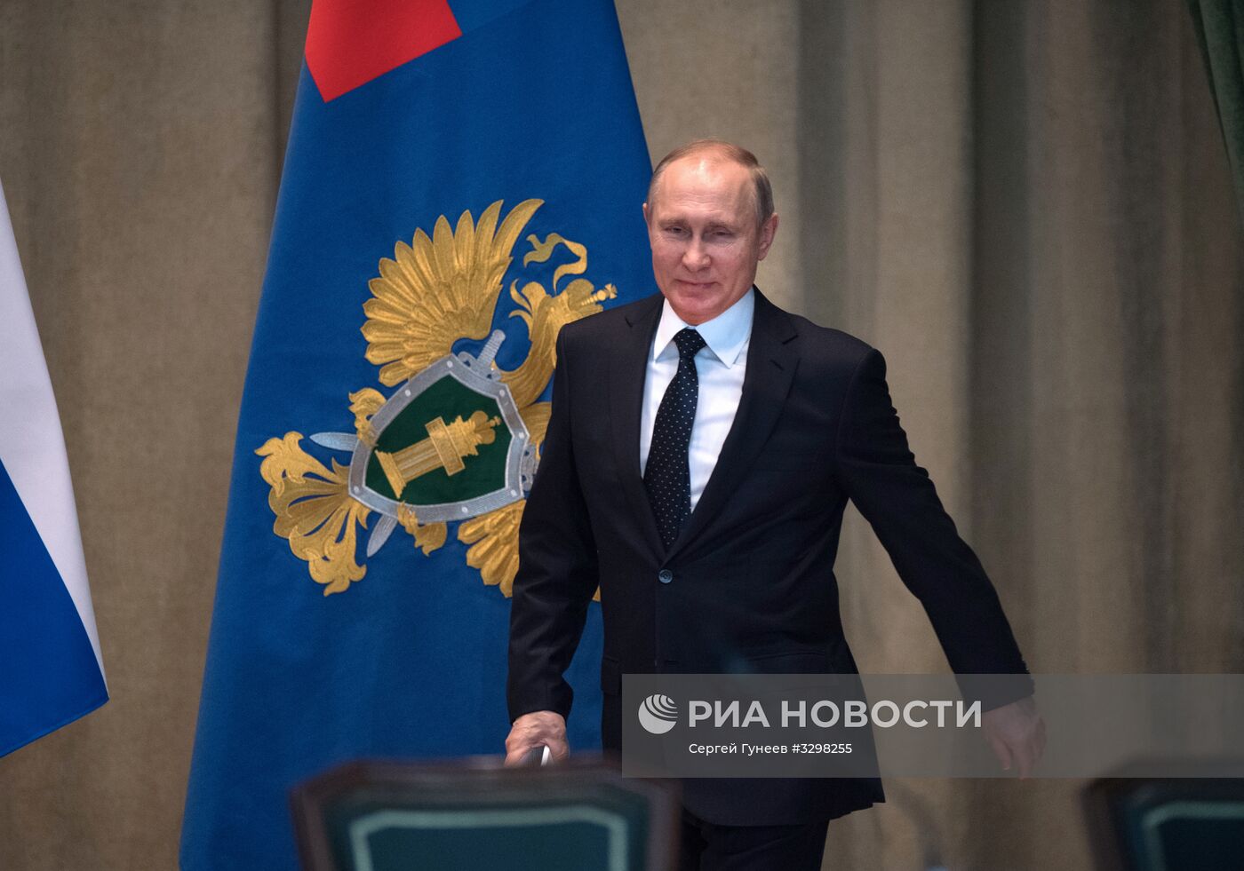Президент РФ В. Путин принял участие в расширенном заседании коллегии Генпрокуратуры РФ