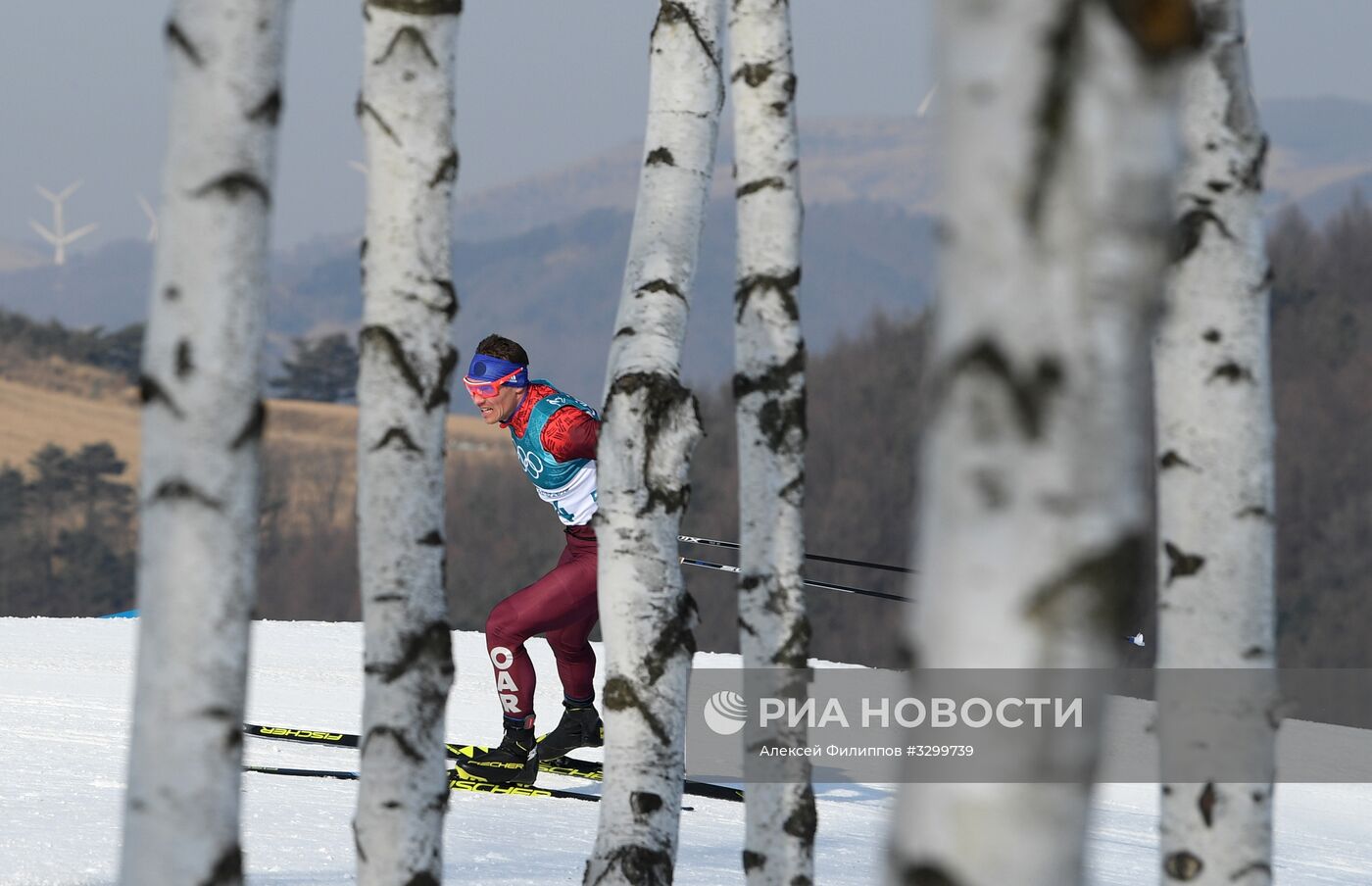 Олимпиада 2018. Лыжные гонки. Мужчины. 15 км. Свободный стиль