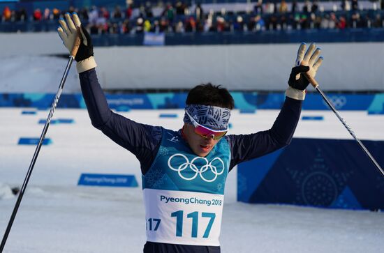 Олимпиада 2018. Лыжные гонки. Мужчины. 15 км. Свободный стиль