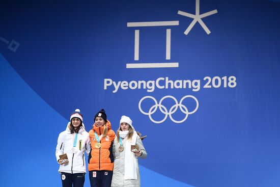 Олимпиада 2018. Церемония награждения. Восьмой день