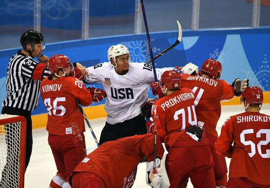 Олимпиада 2018. Хоккей. Мужчины. Матч Россия - США