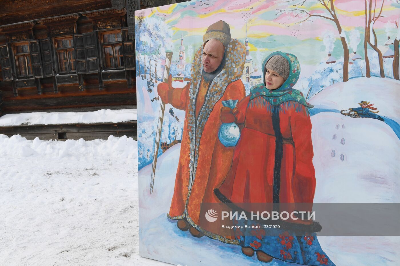Празднование масленицы в Суздале