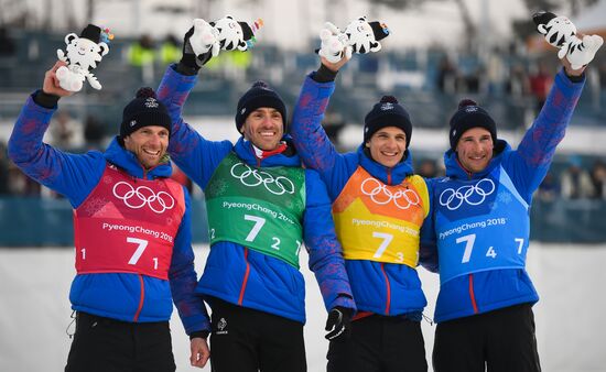 Олимпиада 2018. Лыжные гонки. Мужчины. Эстафета