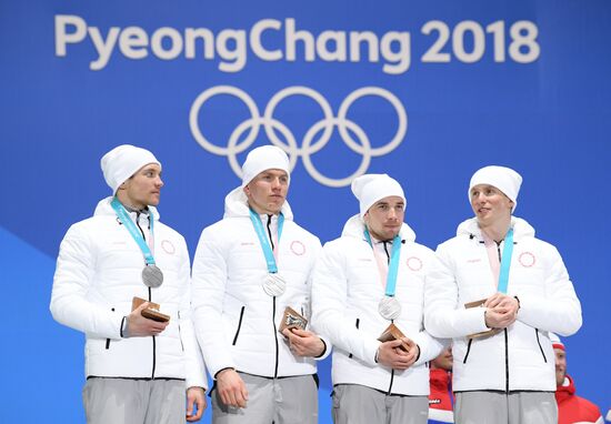 Олимпиада 2018. Церемония награждения. Девятый день