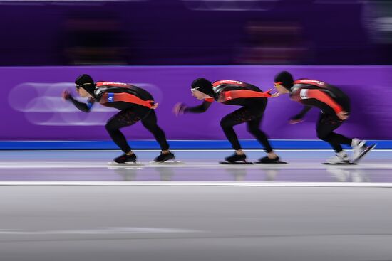 Олимпиада 2018. Конькобежный спорт. Мужчины. Командная гонка. Квалификация