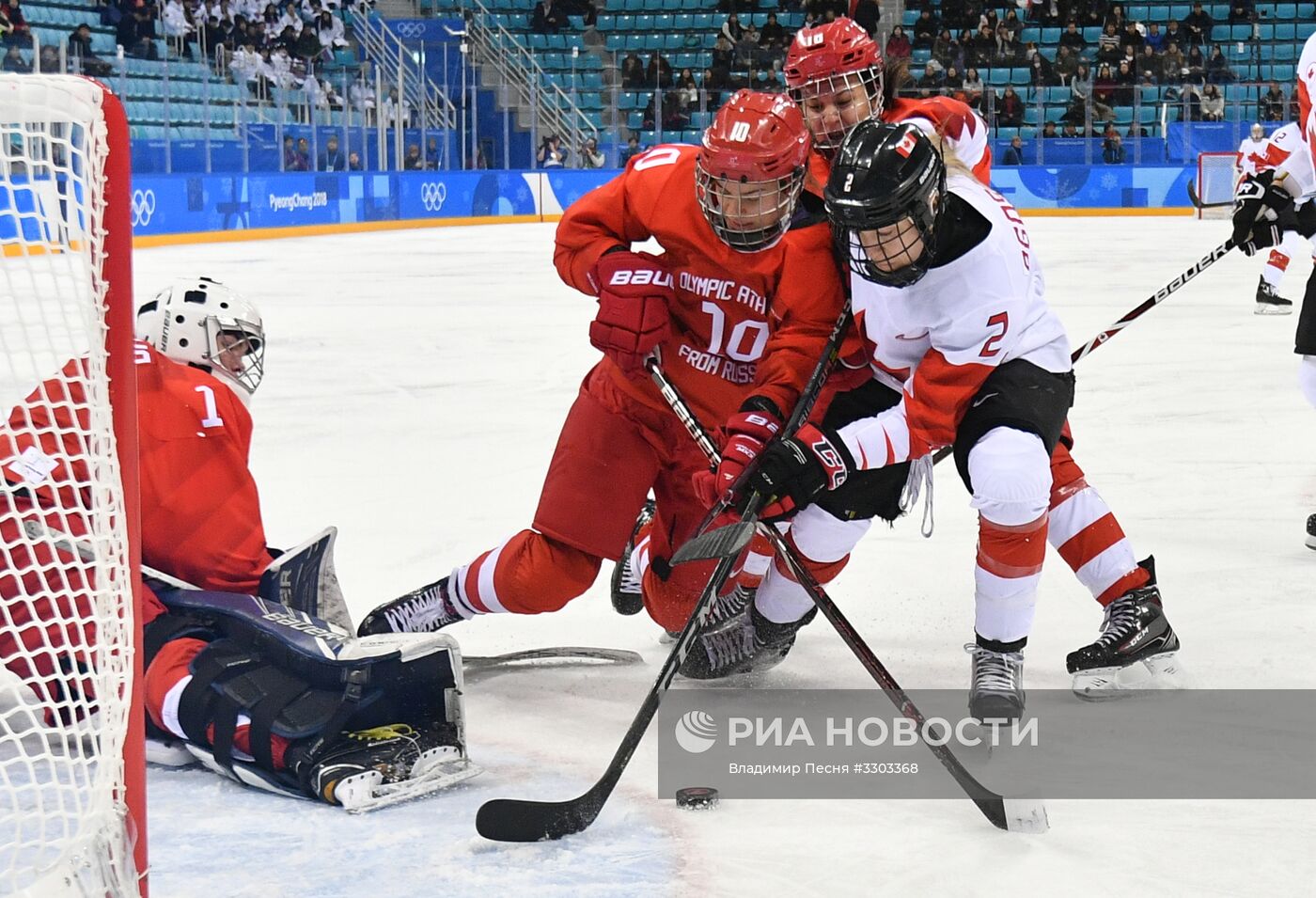 Олимпиада 2018. Хоккей. Женщины. Матч Канада - Россия