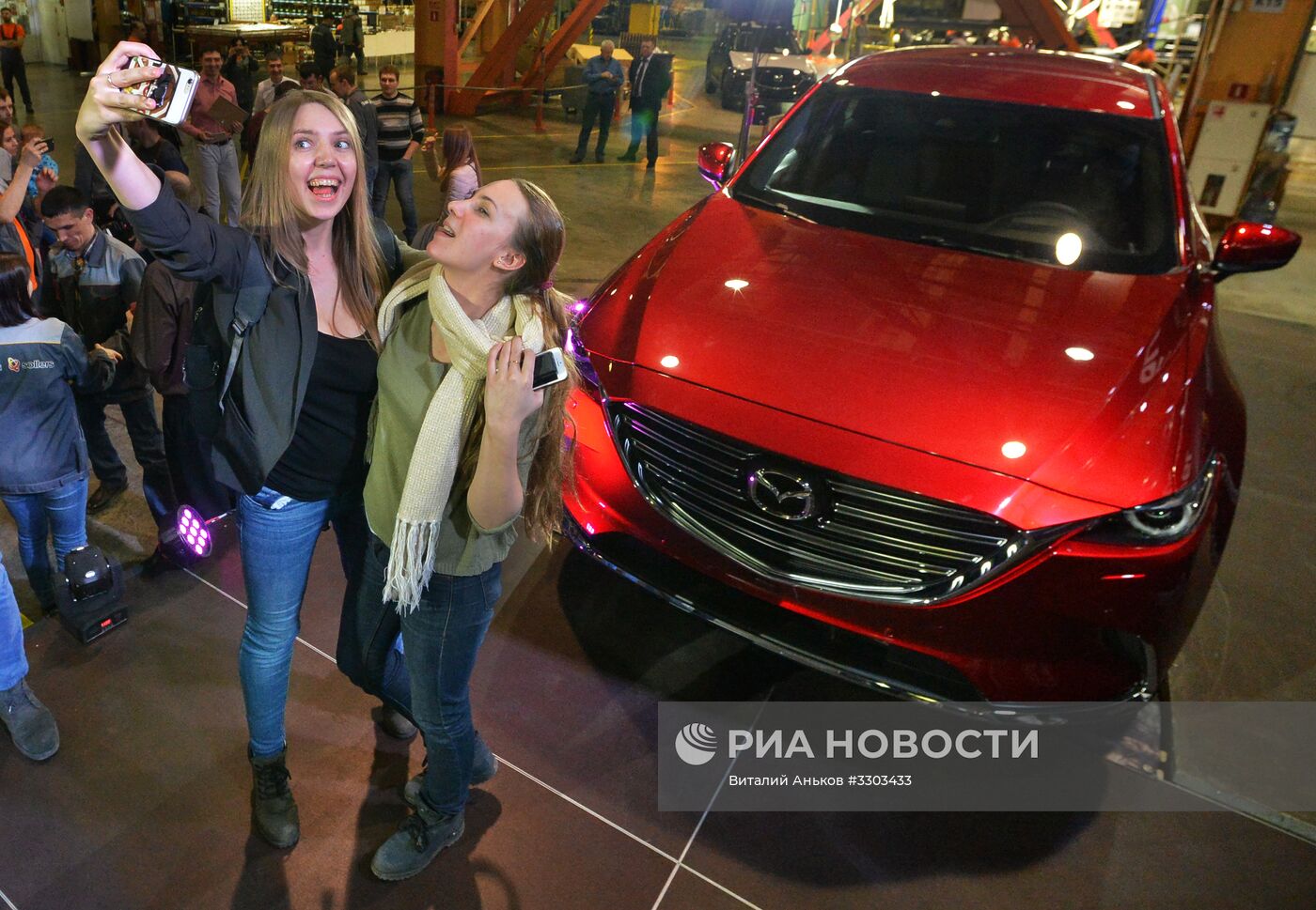 Запуск производства новой модели автомобиля Mazda CX-9 во Владивостоке