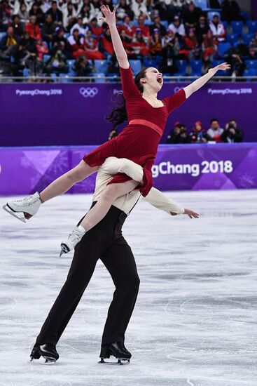Олимпиада 2018. Фигурное катание. Танцы. Произвольная программа