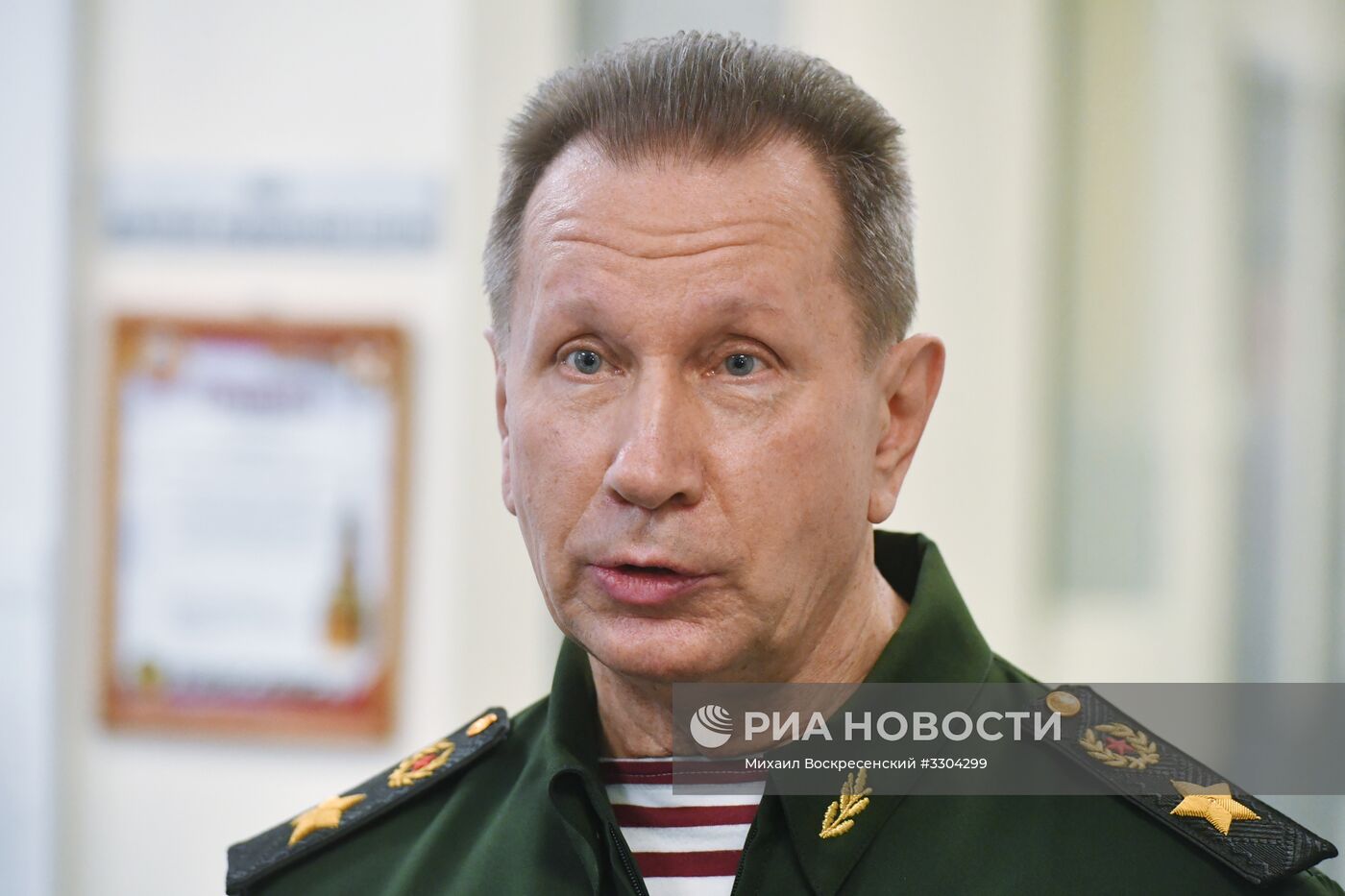 Генерал армии В. Золотов посетил Главный военный клинический госпиталь Росгвардии