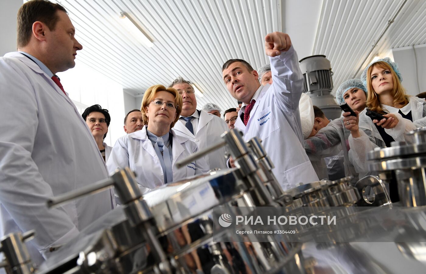 Открытие завода по производству антибиотиков на АО "Биохимик"