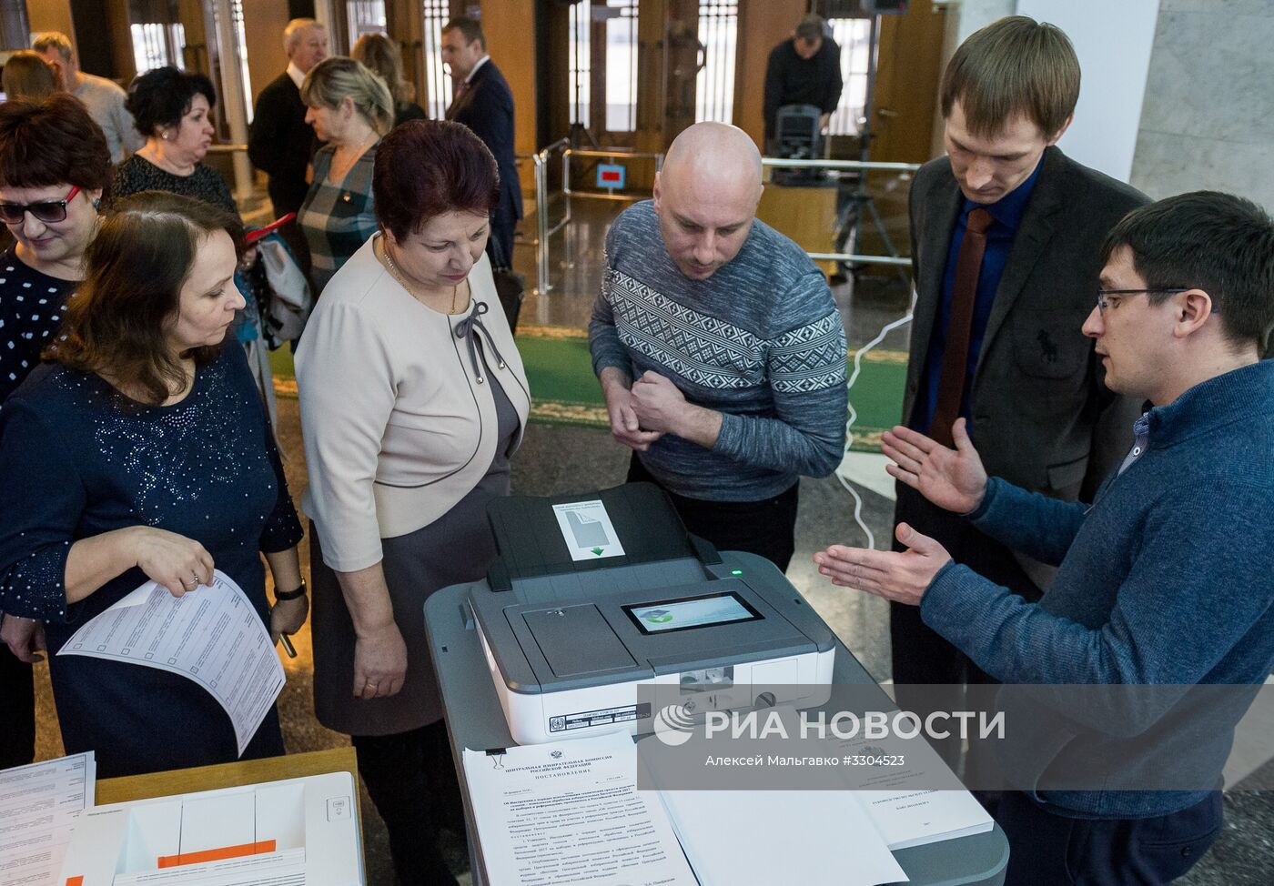 Комплекс обработки избирательных бюллетеней в Симферополе