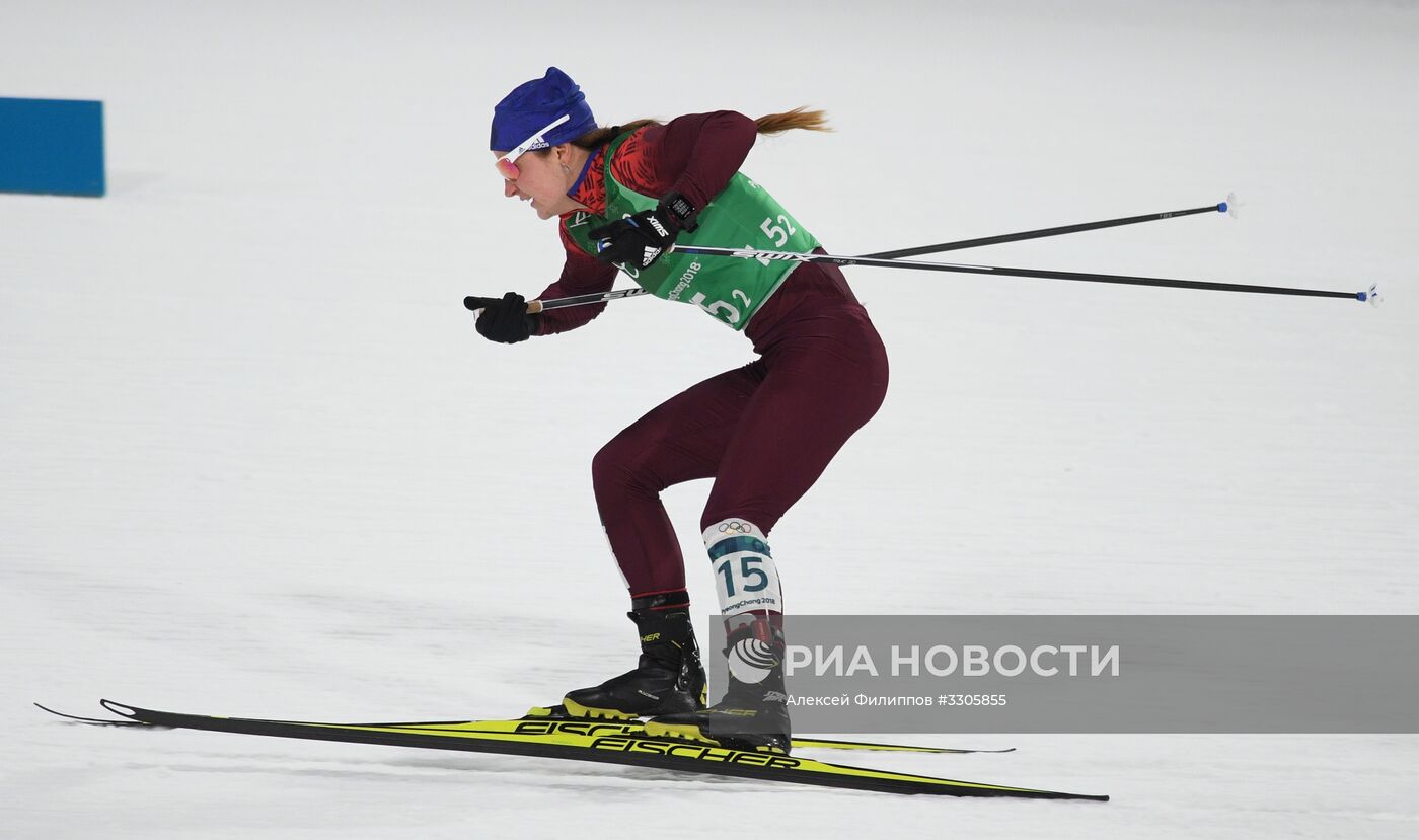 Олимпиада 2018. Лыжные гонки. Женщины. Командный спринт