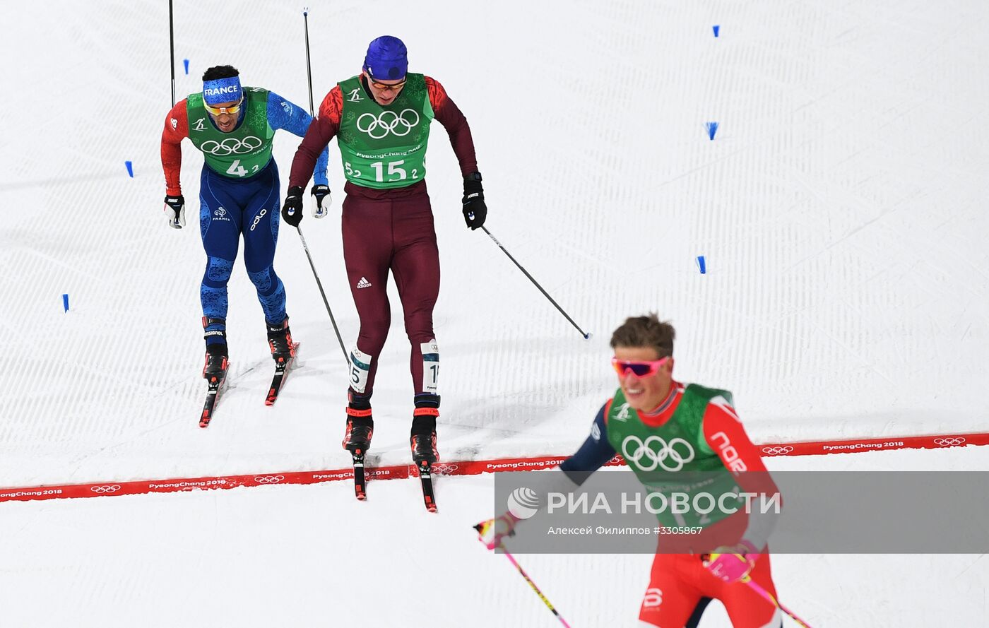 Олимпиада 2018. Лыжные гонки. Мужчины. Командный спринт