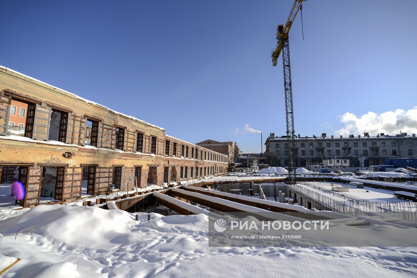 Строительство новой сцены Академического Малого драматического театра в Санкт-Петербурге