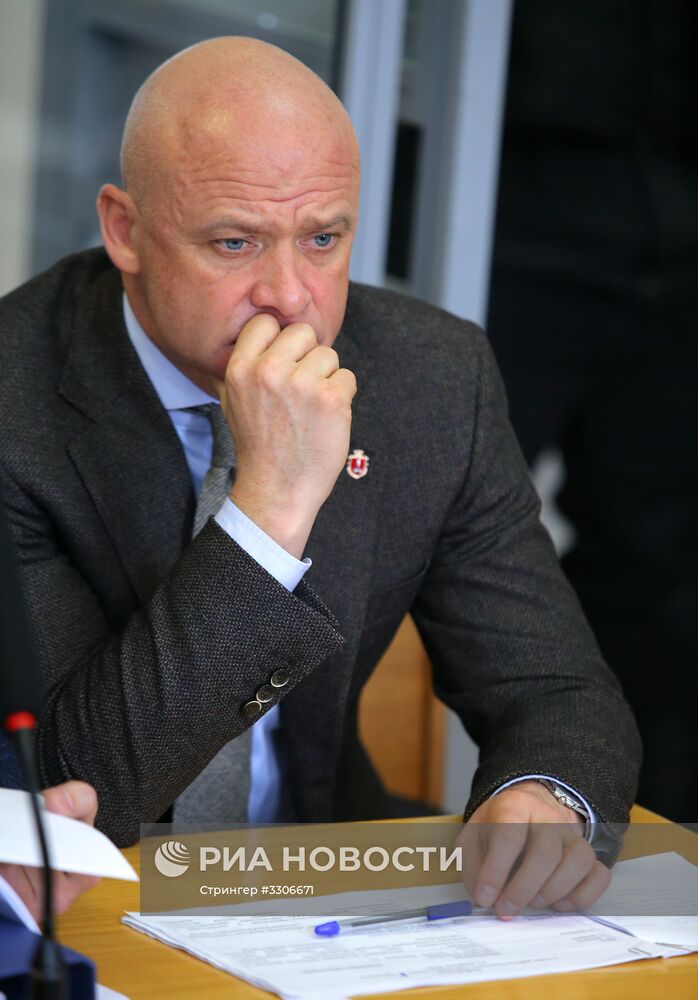 Суд над бывшим мэром Одессы Г. Трухановым в Киеве