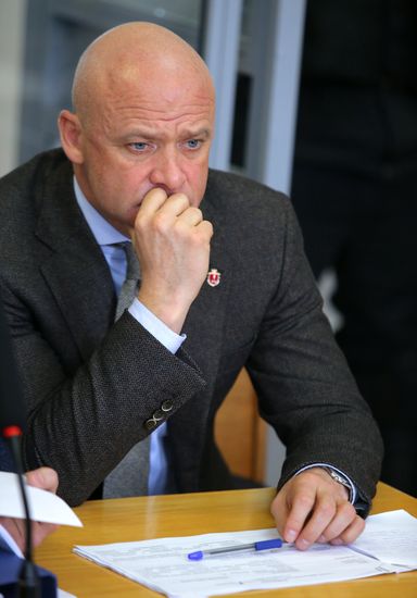 Суд над бывшим мэром Одессы Г. Трухановым в Киеве
