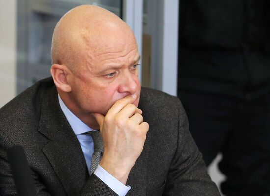 Суд над бывшим мэром Одессы Г. Трухановым в Киеве
