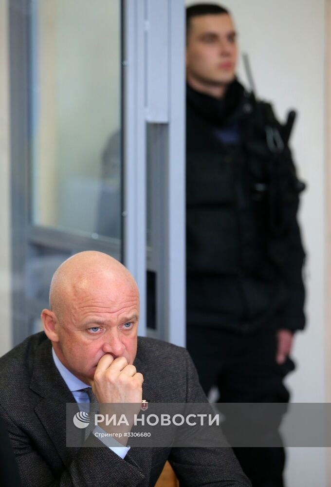 Суд над бывшим мэром Одессы Г. Трухановым в Киеве