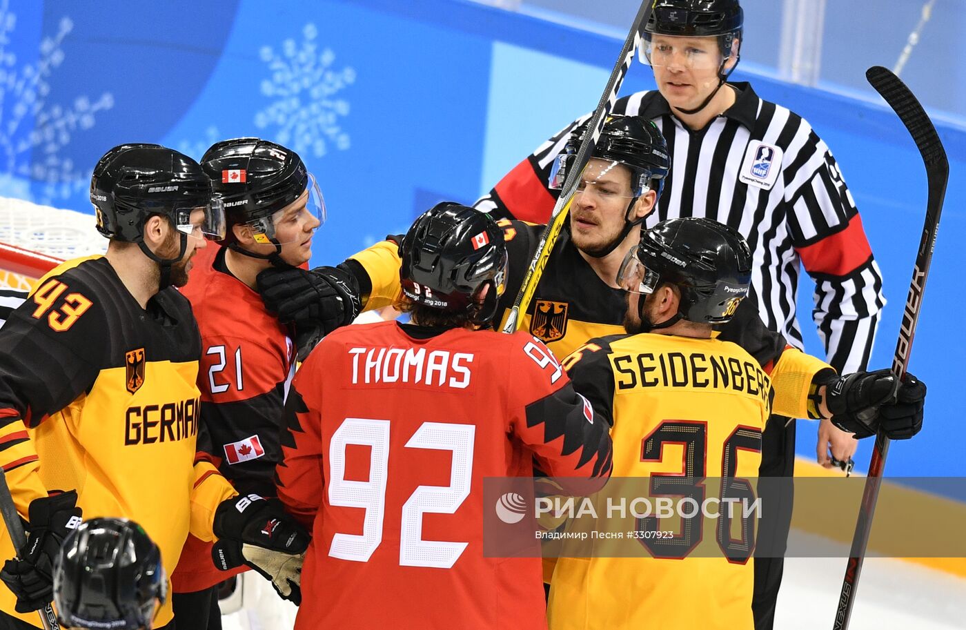 Олимпиада 2018. Хоккей. Мужчины. Матч Канада - Германия