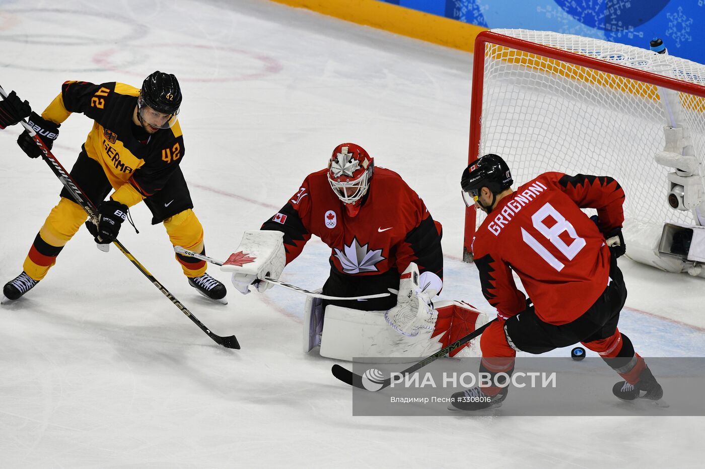 Олимпиада 2018. Хоккей. Мужчины. Матч Канада - Германия