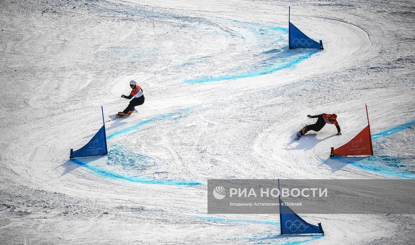 Олимпиада 2018. Сноуборд. Мужчины. Параллельный гигантский слалом