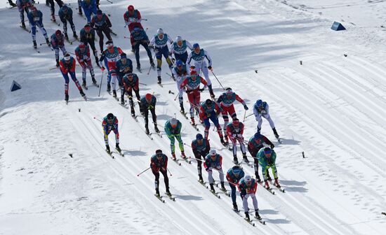 Олимпиада 2018. Лыжные гонки. Мужчины. Масс-старт. 50 км
