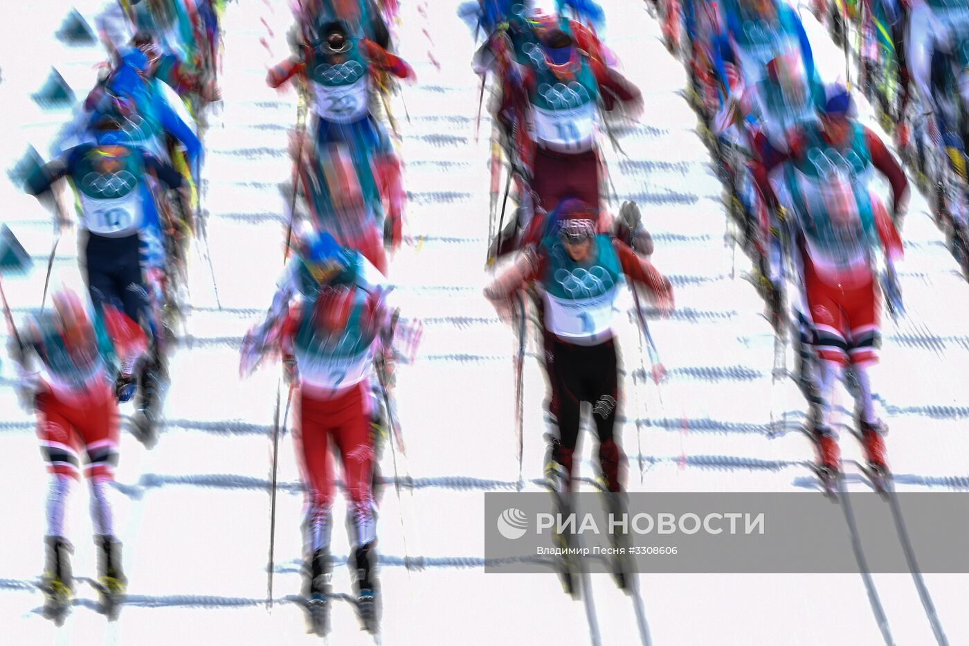 Олимпиада 2018. Лыжные гонки. Мужчины. Масс-старт. 50 км