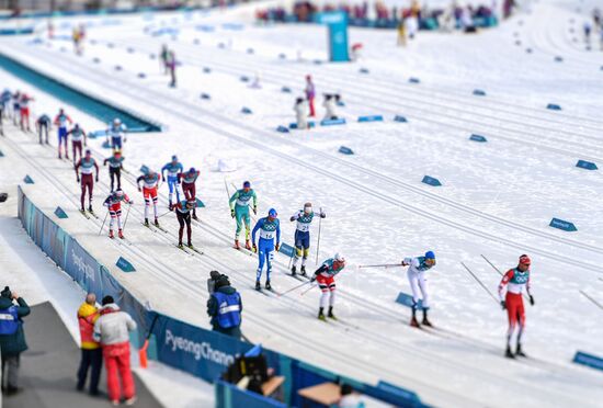 Олимпиада 2018. Лыжные гонки. Мужчины. Масс-старт. 50 км