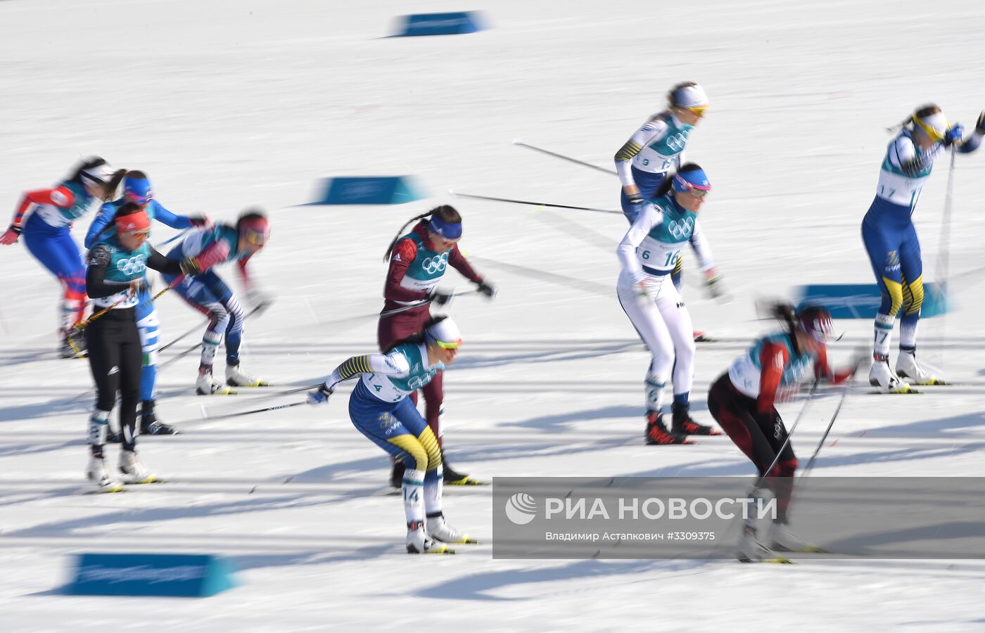 Олимпиада 2018. Лыжные гонки. Женщины. Масс-старт. 30 км