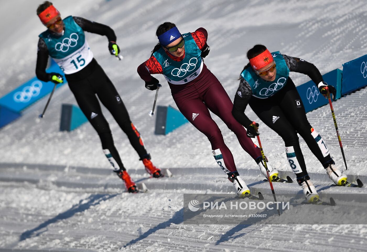 Олимпиада 2018. Лыжные гонки. Женщины. Масс-старт. 30 км