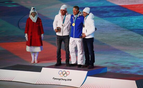 Церемония закрытия XXIII зимних Олимпийских игр в Пхенчхане