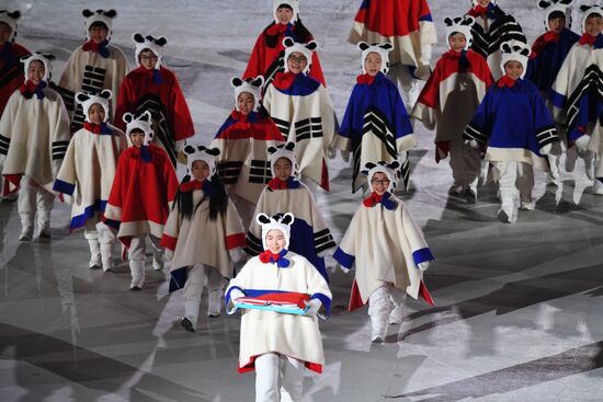 Церемония закрытия XXIII зимних Олимпийских игр в Пхенчхане