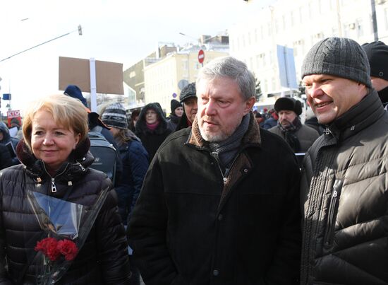 Марш памяти Бориса Немцова в Москве