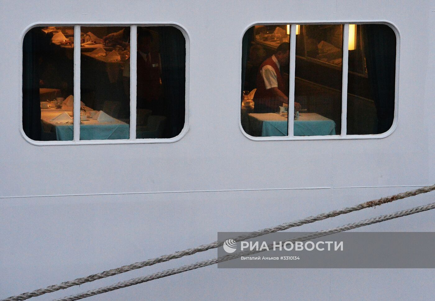 Прибытие круизного лайнера Amadea во Владивосток