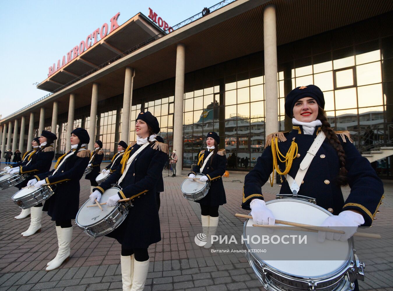 Прибытие круизного лайнера Amadea во Владивосток