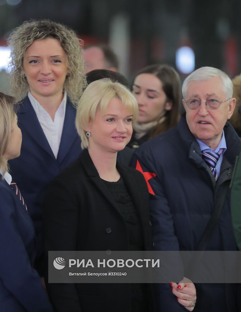 Открытие движения на участке Большой кольцевой линии Московского метрополитена