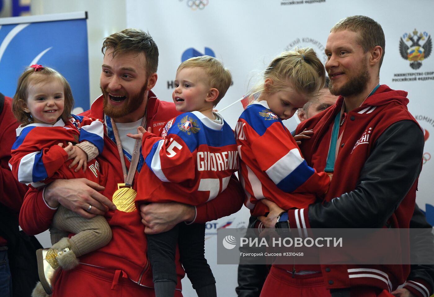 Встреча российских спортсменов - участников Олимпиады 2018