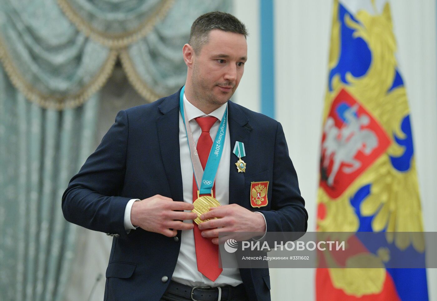 Президент РФ В. Путин вручил госнаграды призерам и победителям XXIII зимних Олимпийских игр