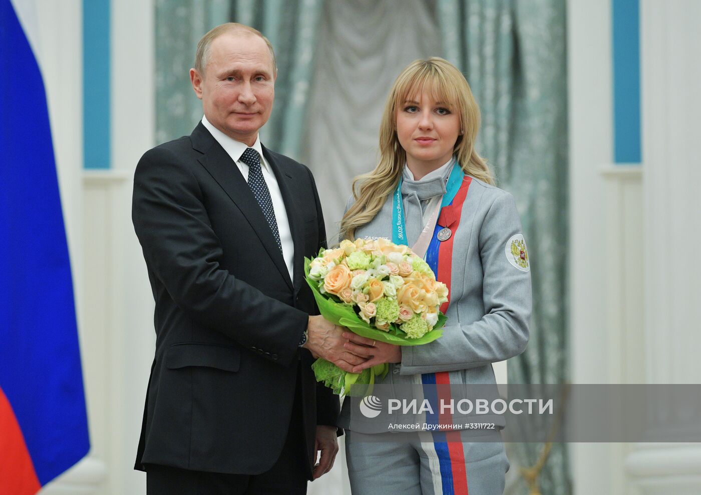 Президент РФ В. Путин вручил госнаграды призерам и победителям XXIII зимних Олимпийских игр