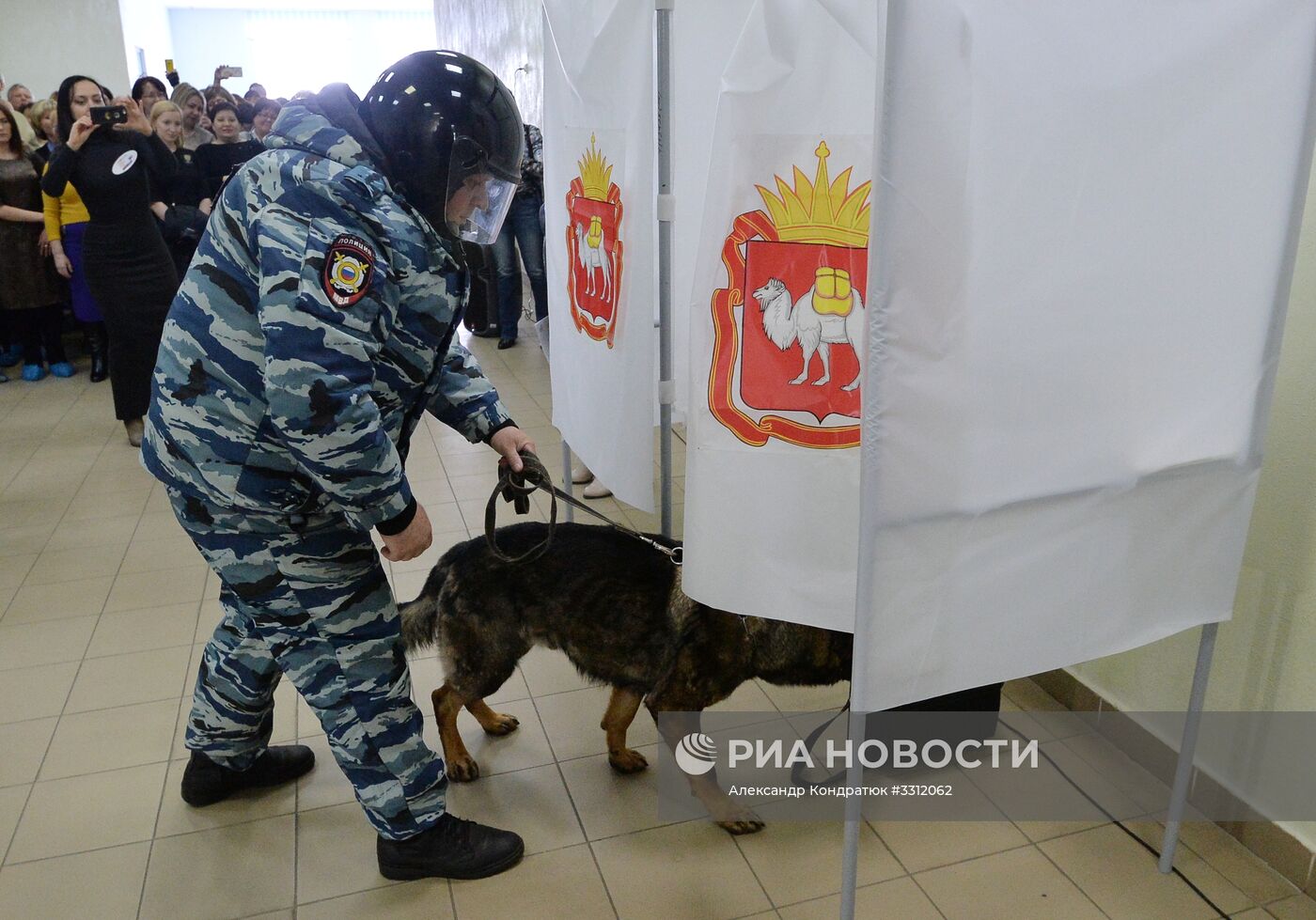 Тренировка по отработке действий при возникновении ЧС в день голосования