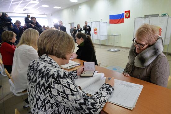 Тренировка по отработке действий при возникновении ЧС в день голосования