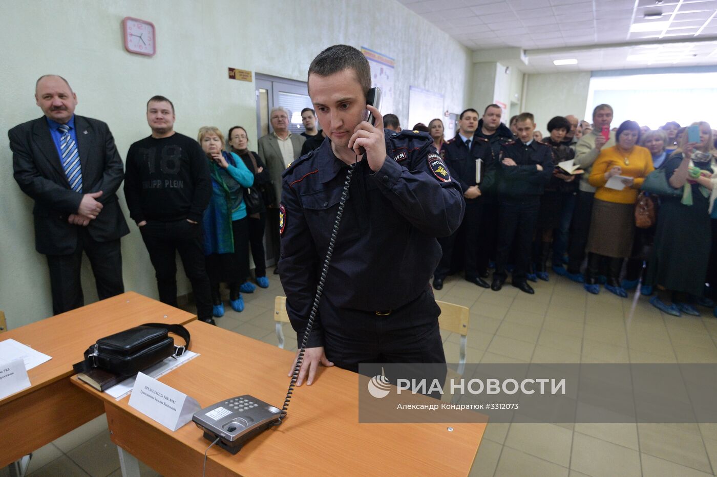 Тренировка по отработке действий при возникновении ЧС в день голосования