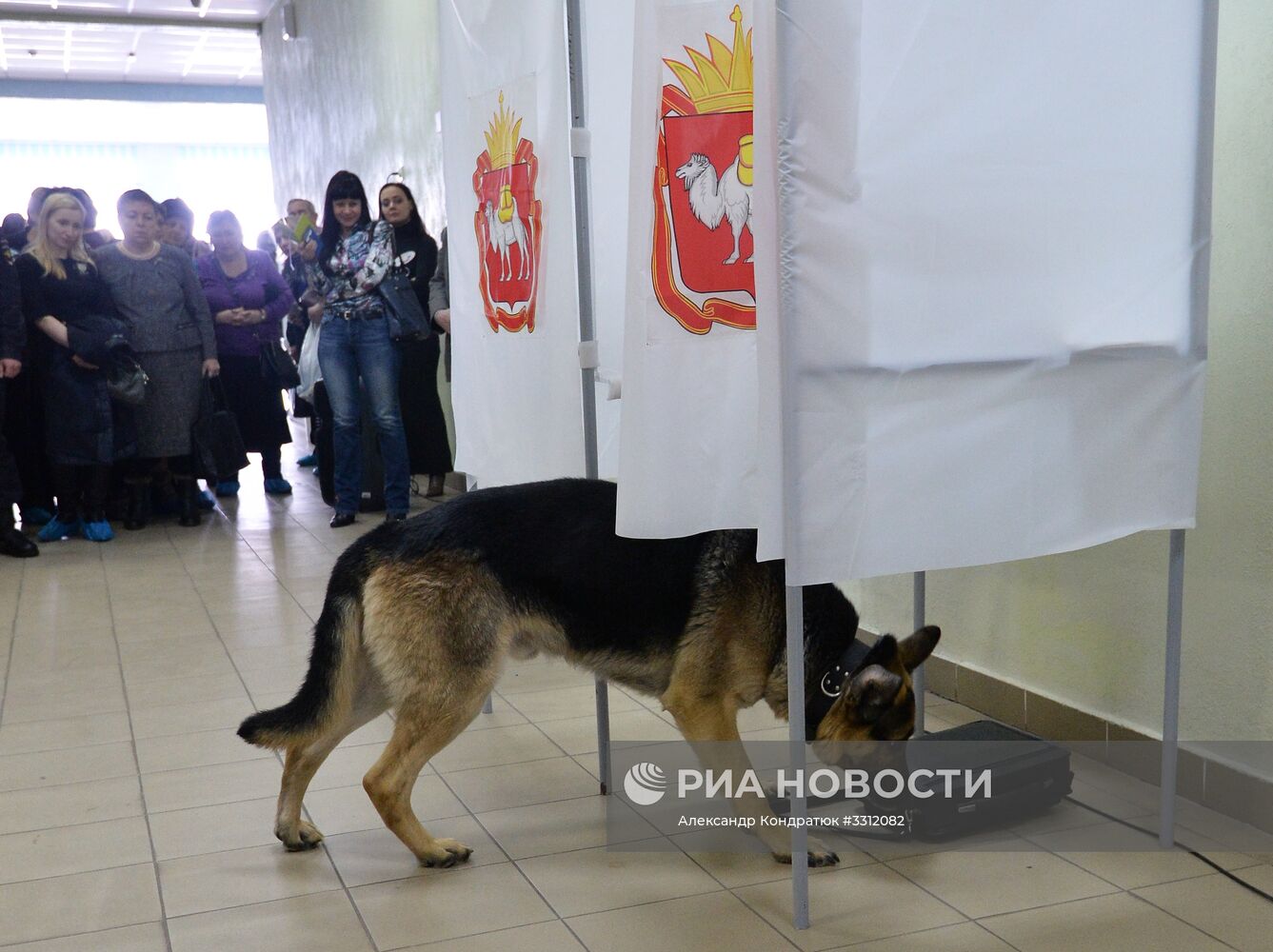 Тренировка по отработке действий при возникновении ЧС в день голосования