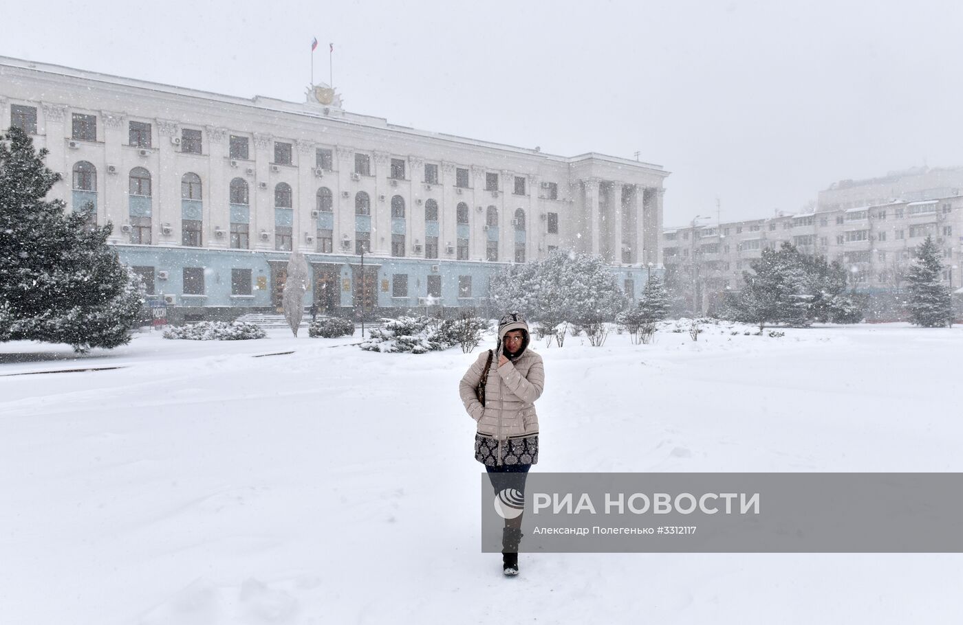 Снег в Крыму