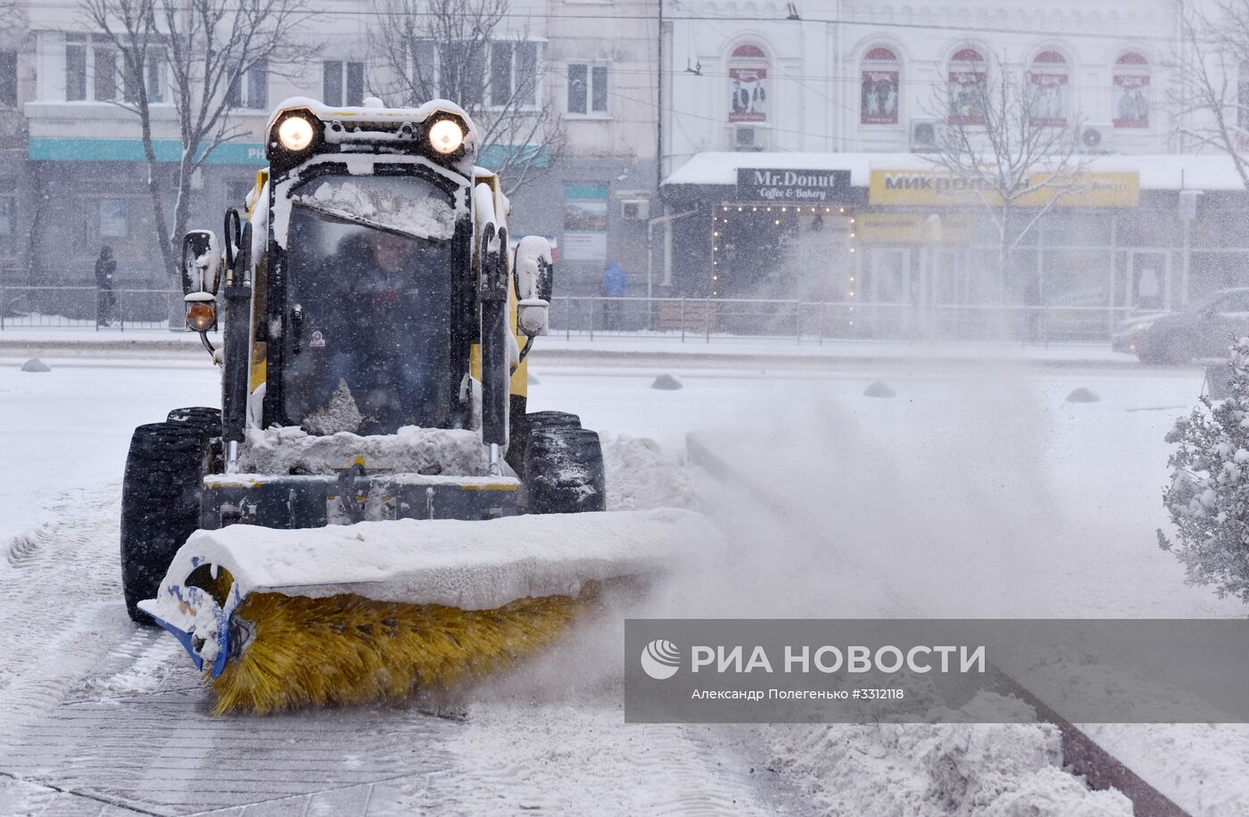 Снег в Крыму