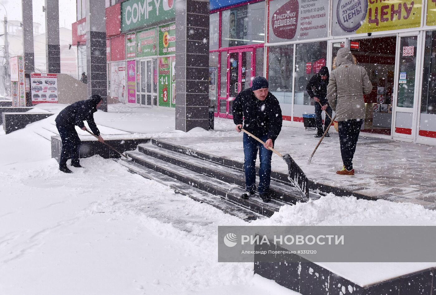 Снег в Крыму